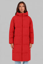 Long Hooded Puffer Coat 9