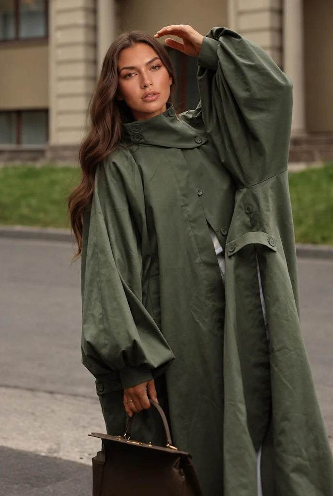 Long Overcoat with Side Slit 1