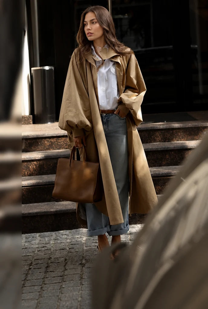 Long Overcoat with Side Slit 4