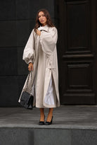 Long Overcoat with Side Slit 7
