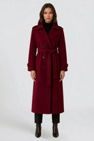 Long Tailored Wool Trench Coat 0