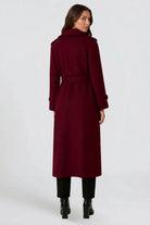 Long Tailored Wool Trench Coat 3