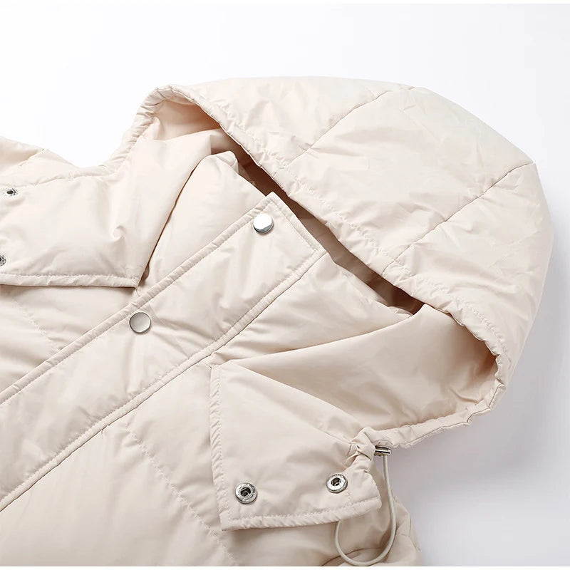 Maja Long Puffer Jacket | Lightweight Down Insulation, Breathable Shell 4