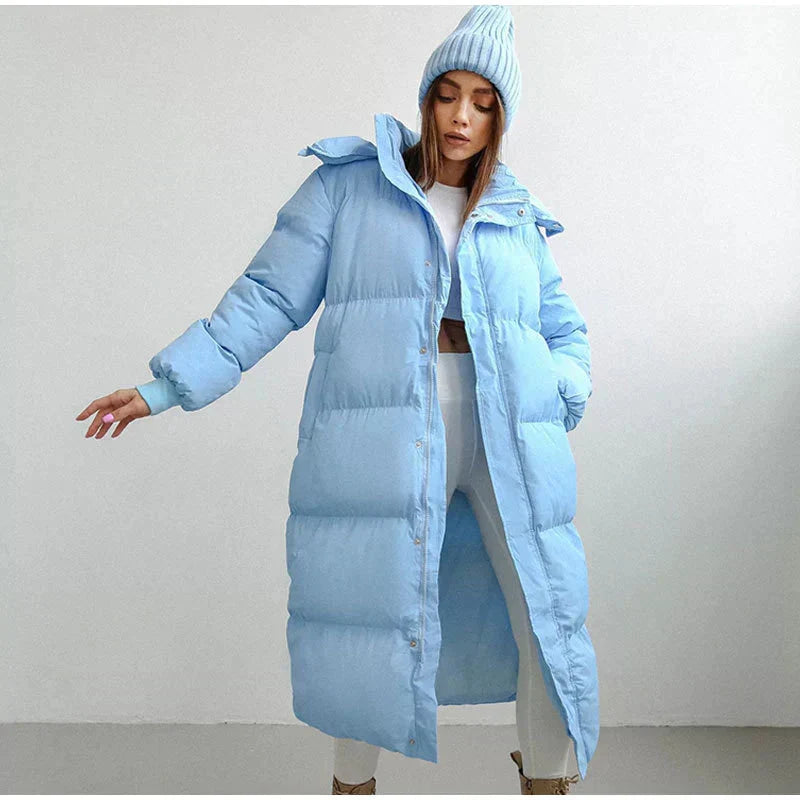 Maja Long Puffer Jacket | Lightweight Down Insulation, Breathable Shell 7