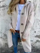Mara Long Cardigan | Soft Draped Open Front Layering for Women 0
