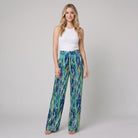 Mira High Waisted Pants | Marble Print, Soft Fabric, Full-Length 3