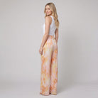 Mira High Waisted Pants | Marble Print, Soft Fabric, Full-Length 4