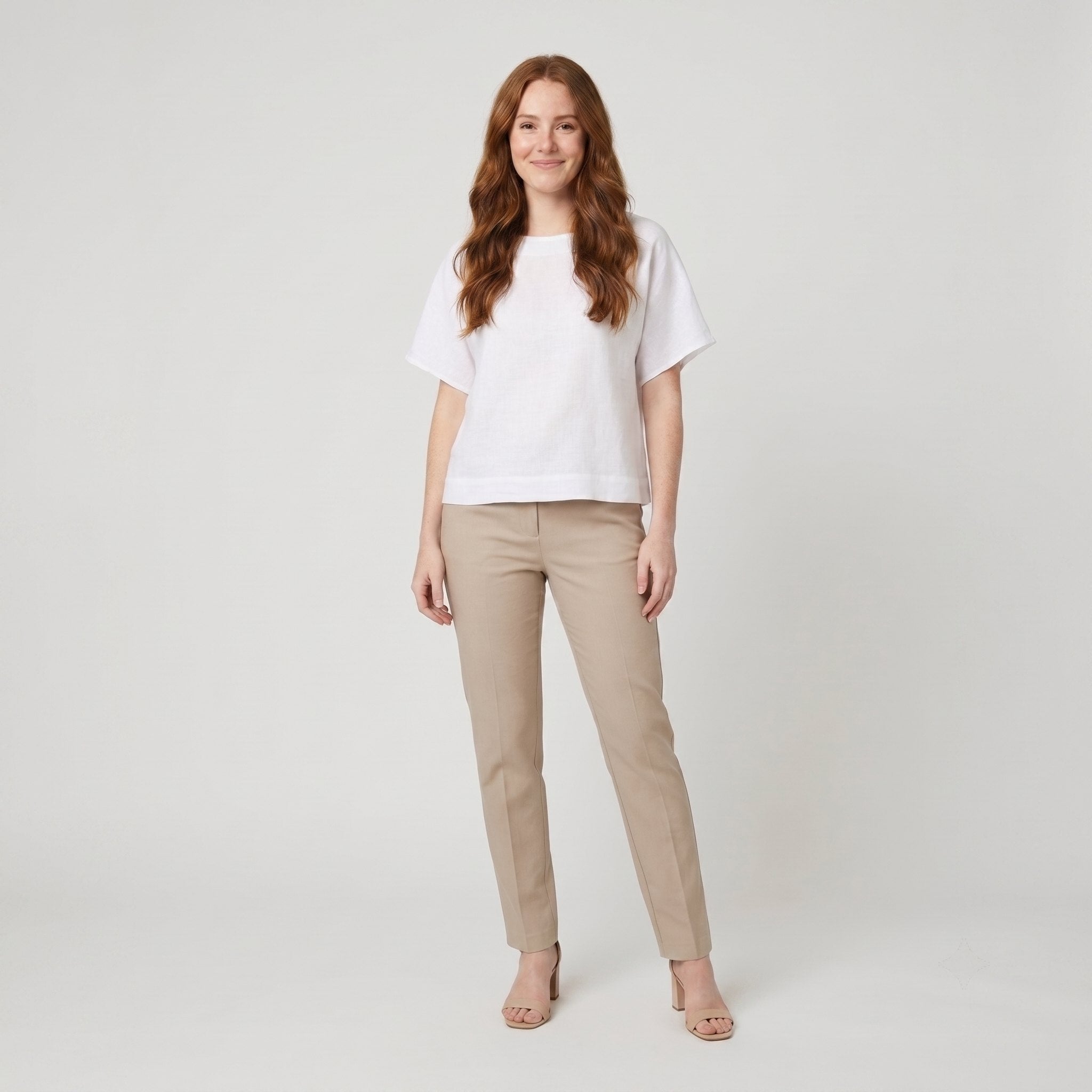 Mira Linen Top | Women's Loose Fit, Breathable Fabric 0
