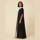 Mira Maxi Dress | Linen Blend, Short Sleeves, Casual Summer Dress 1