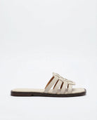 Navi Leather Slides | Hand-Woven, Vegan Friendly, Cushioned Insole 3