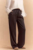 Nora Women's Pants | Smooth Polyester, Straight Leg 1