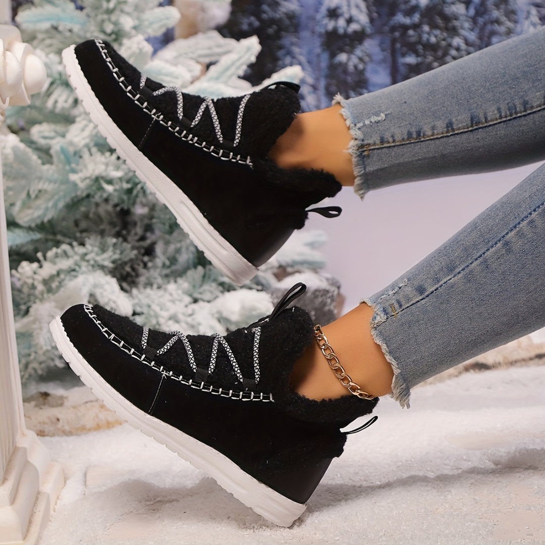 Olara Winter Boots | Extra Warm, Slip-On, Anti-Skid for Women 10
