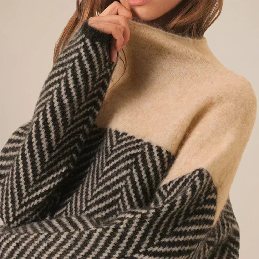 Olivia Women's Sweater | Slim-Fit, Fine Knit Turtleneck 2
