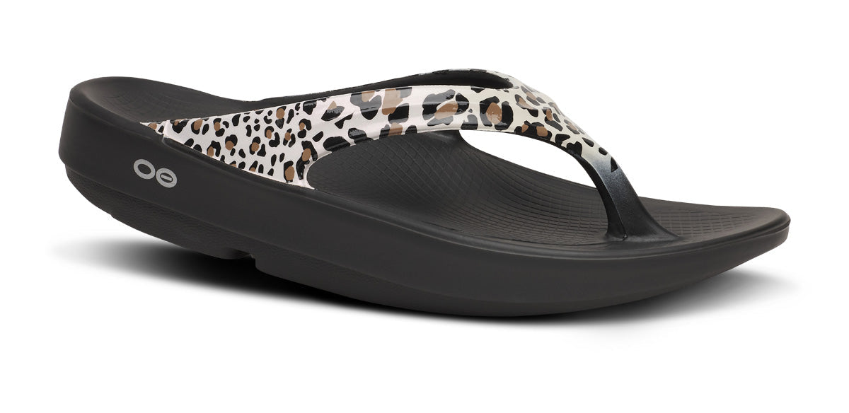 Oriana Sandal | OOfoam™ Comfort, Limited Edition Leopard Print 0