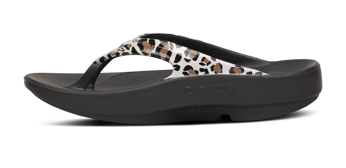 Oriana Sandal | OOfoam™ Comfort, Limited Edition Leopard Print 3