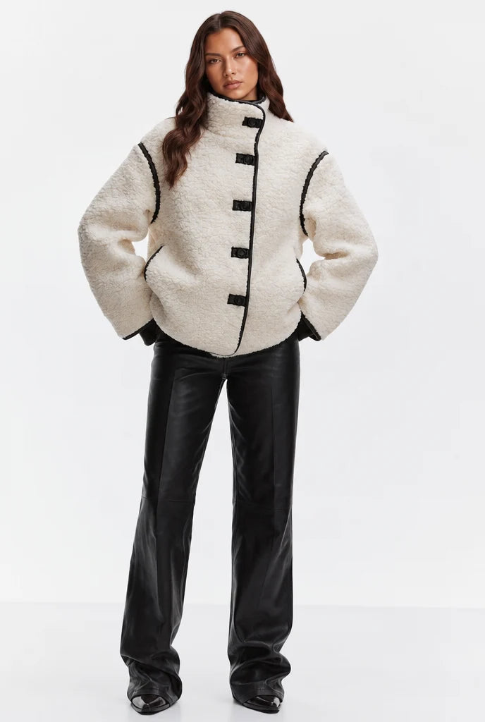 Oversized Teddy Wool Coat 0