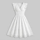 Pavia Flutter Sleeve Dress | Lightweight Summer Wedding Guest Dresses 2