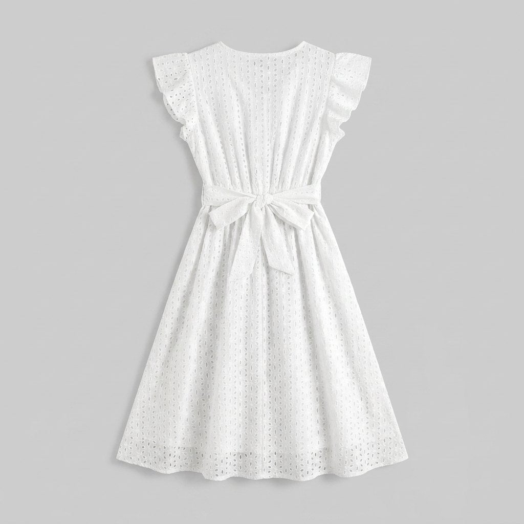 Pavia Flutter Sleeve Dress | Lightweight Summer Wedding Guest Dresses 3
