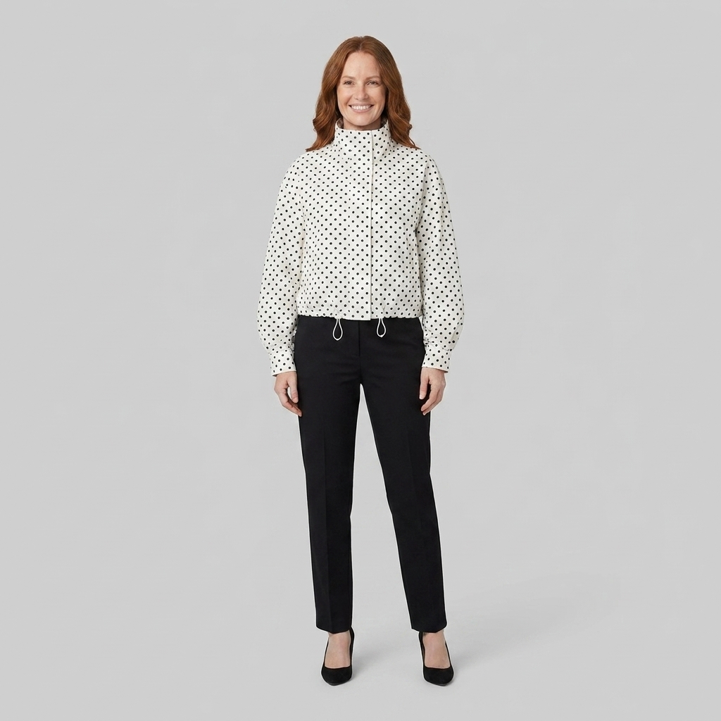 Pavia Polka Dot Jacket | Lightweight, Transitional Outerwear 0