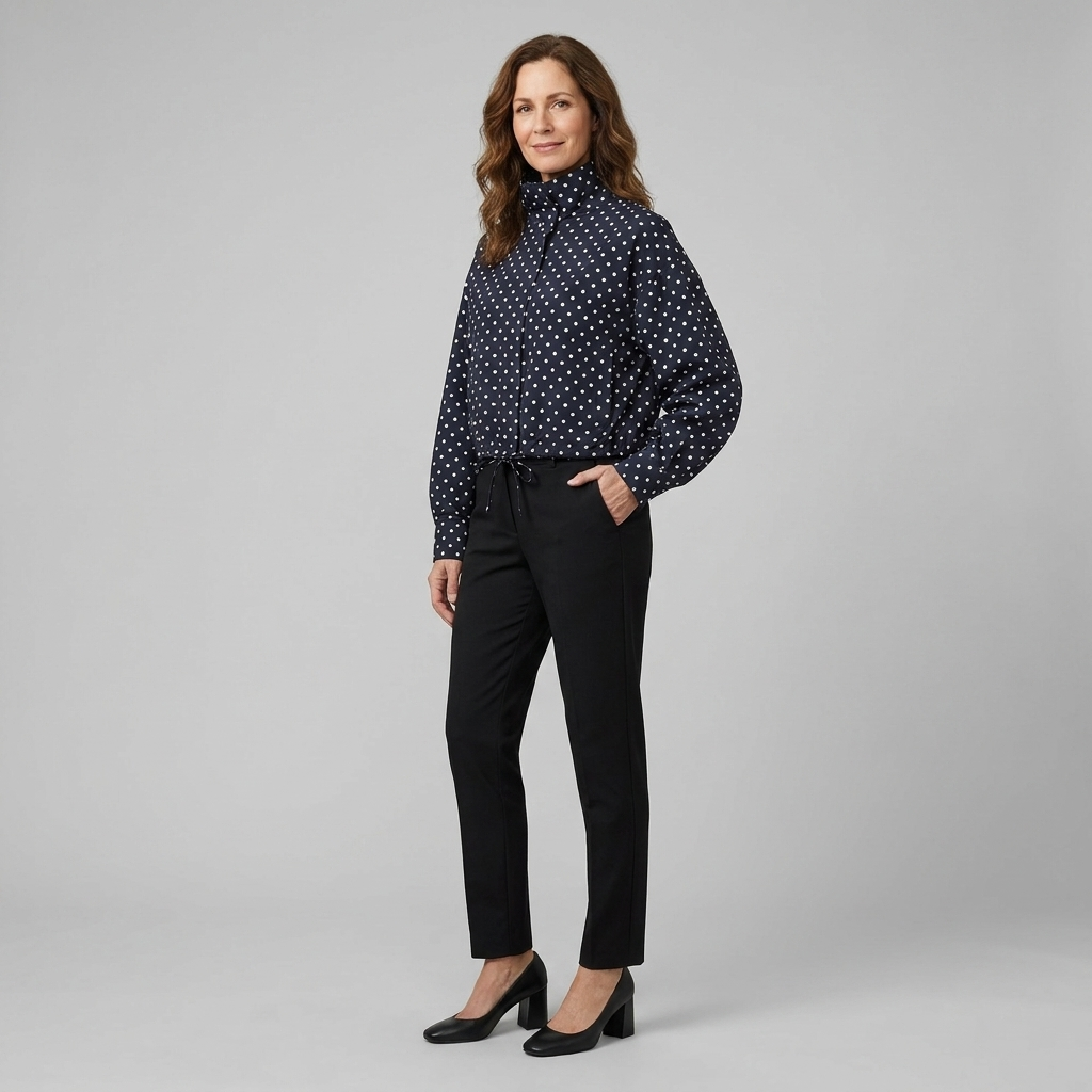 Pavia Polka Dot Jacket | Lightweight, Transitional Outerwear 2
