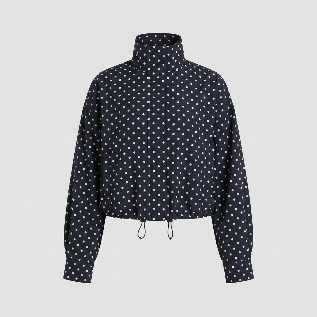 Pavia Polka Dot Jacket | Lightweight, Transitional Outerwear 5
