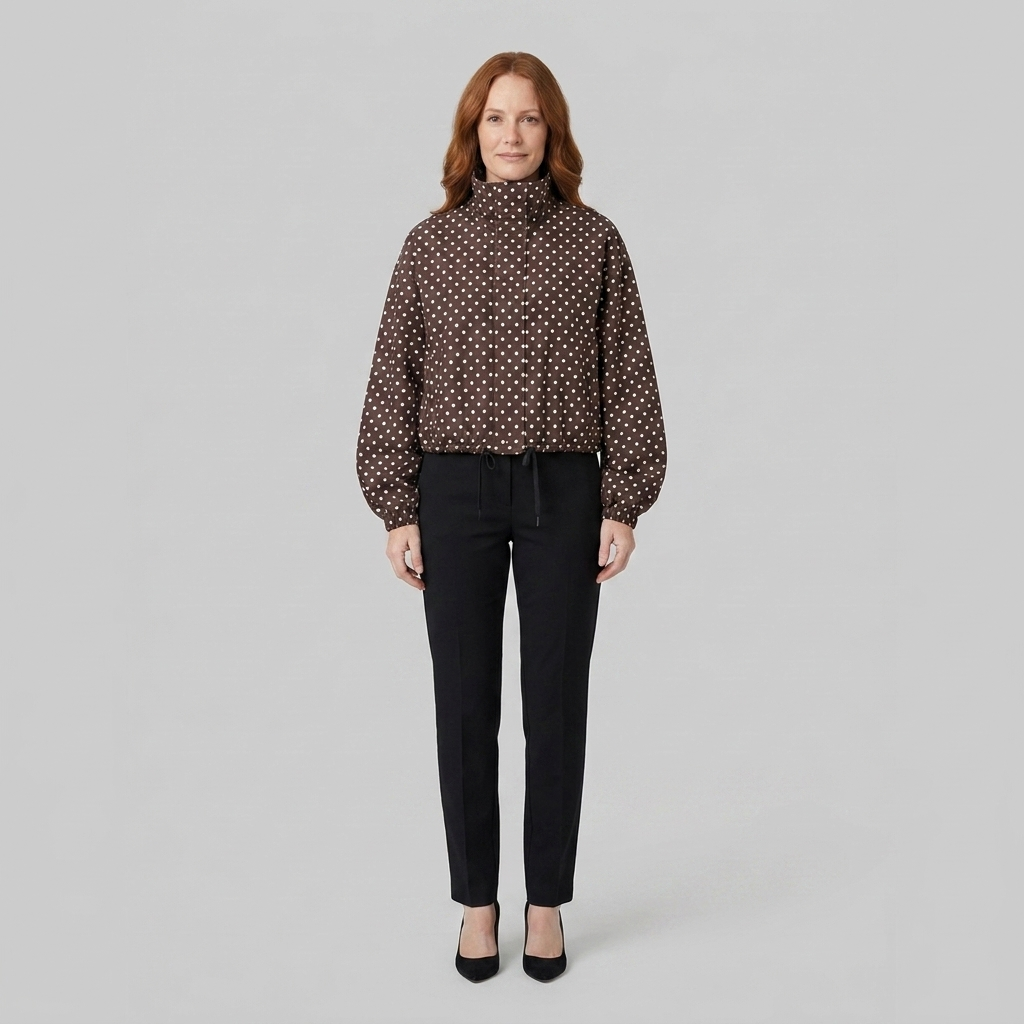 Pavia Polka Dot Jacket | Lightweight, Transitional Outerwear 8