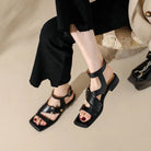 Pavla Leather Sandal | Genuine Leather, Adjustable Ankle Strap 1