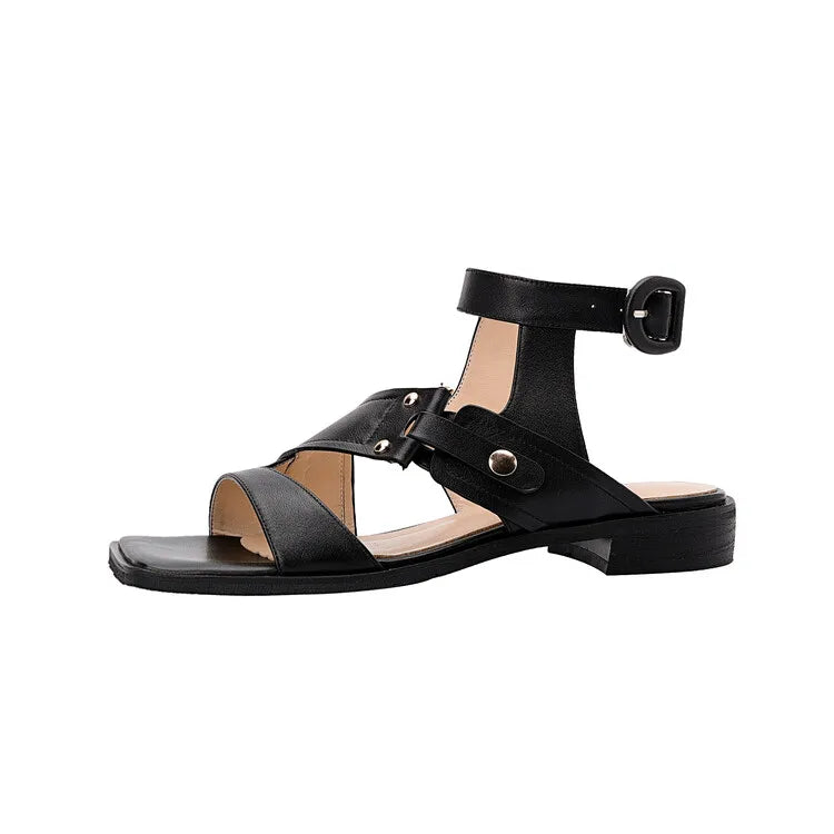 Pavla Leather Sandal | Genuine Leather, Adjustable Ankle Strap 7