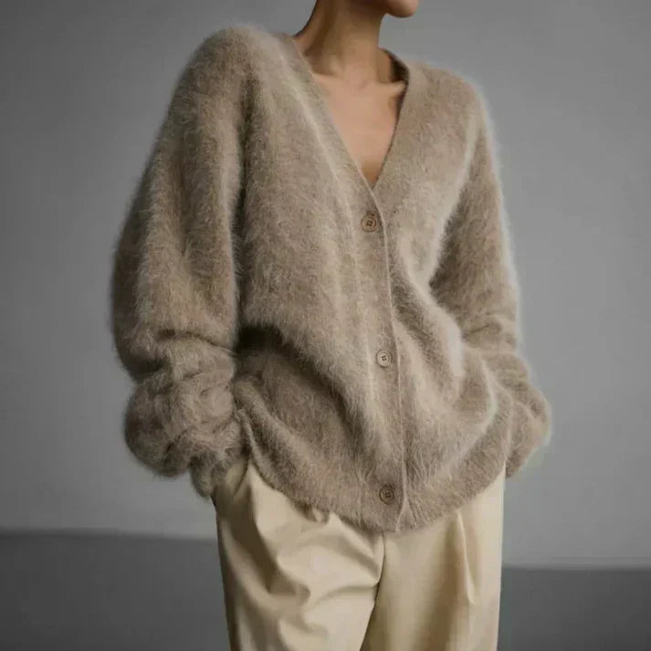 Perry Oversized Sweater for Women | Soft-Touch Knit, Neutral Tones 1