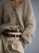 Perry Oversized Sweater for Women | Soft-Touch Knit, Neutral Tones 2