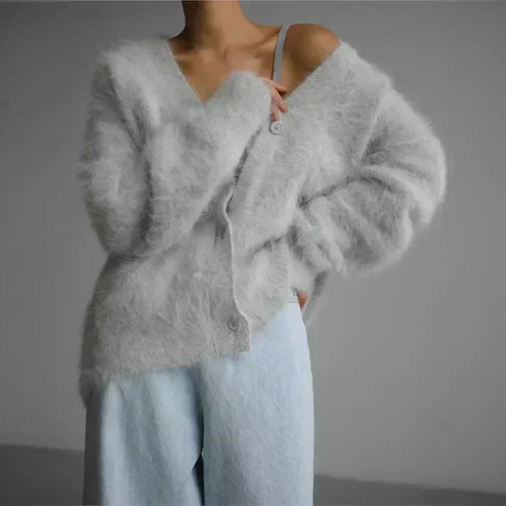Perry Oversized Sweater for Women | Soft-Touch Knit, Neutral Tones 4