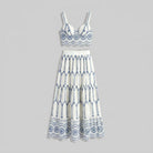 Pinta Skirt Set | Printed Polyester, Tie Back Design 2