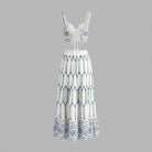 Pinta Skirt Set | Printed Polyester, Tie Back Design 3