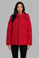 Puffer Jacket with Snap Hood 10