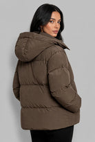 Puffer Jacket with Snap Hood 4