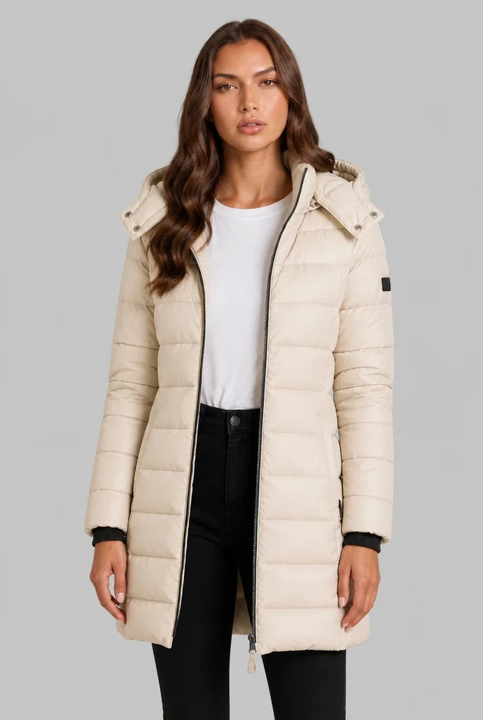 Quilted Hooded Puffer Coat 8
