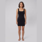 Quinn Women's Dress | Sculpting Jersey Mini with Built-In Shorts 0