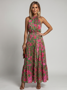 Raven Midi Dress | Lightweight Halter Neck, Perfect for Wedding Guests and Summer Events 0