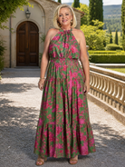 Raven Midi Dress | Lightweight Halter Neck, Perfect for Wedding Guests and Summer Events 8
