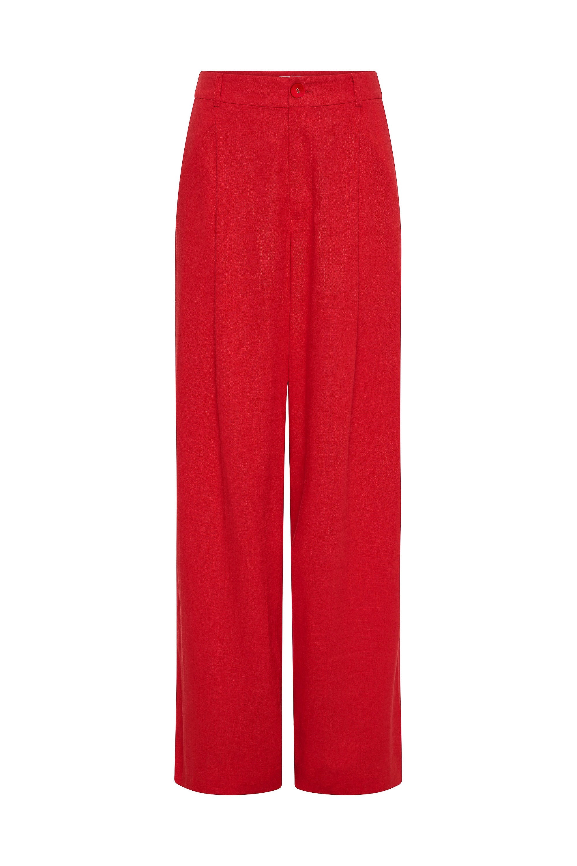 Raya Tailored Pants | Mid Rise, Full Length, Side Pockets 5