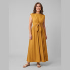 Rina Maxi Dress | Sleeveless, Soft Fabric, Tie-Up Neckline, Summer Dresses for Women 0