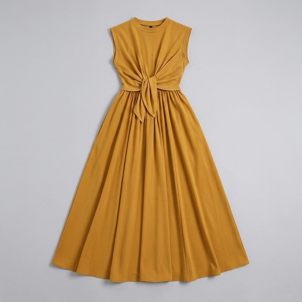 Rina Maxi Dress | Sleeveless, Soft Fabric, Tie-Up Neckline, Summer Dresses for Women 2