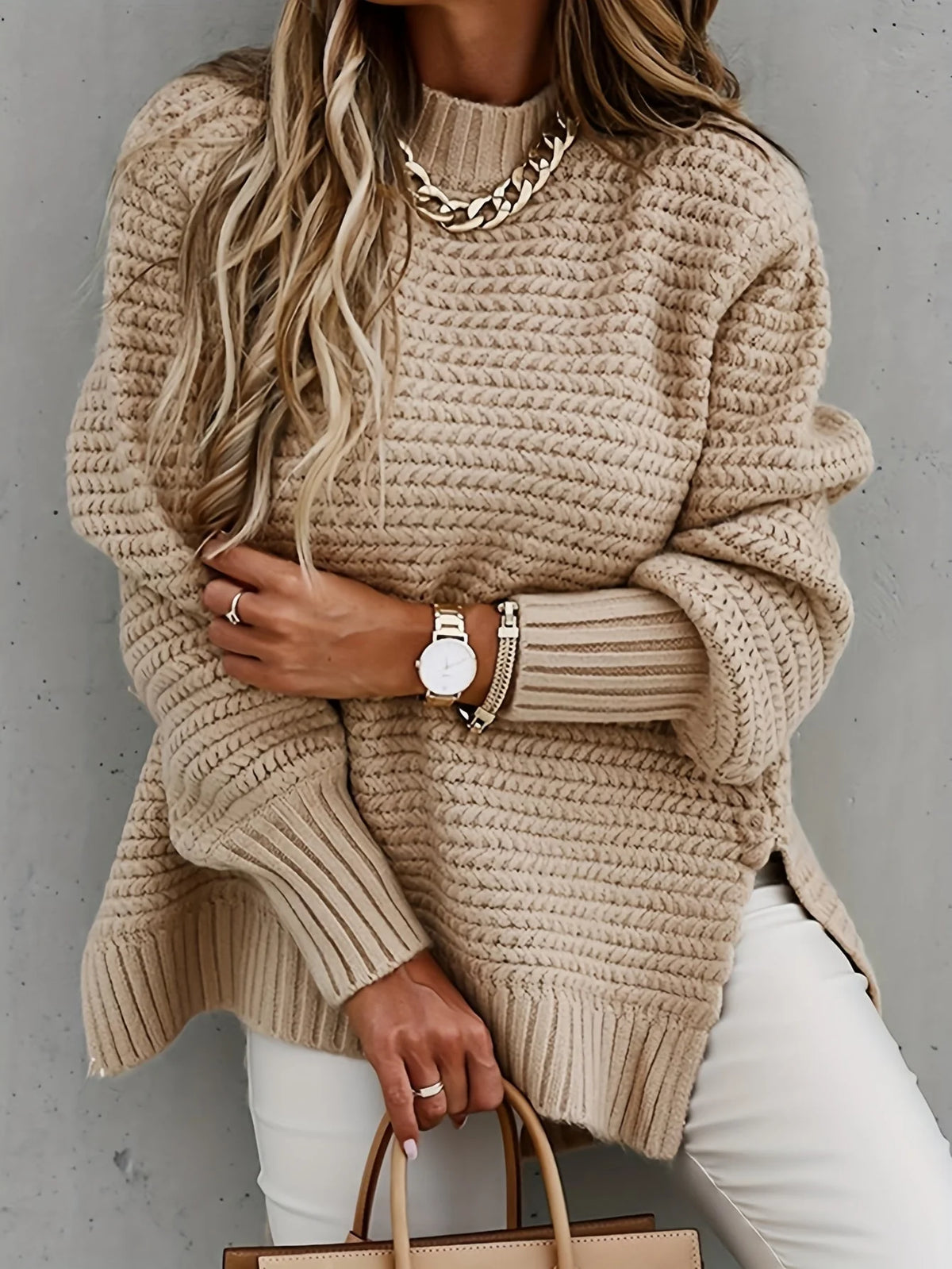 Riona Oversized Sweater | Chunky Knit, Longline Pullover in XS-3XL 1