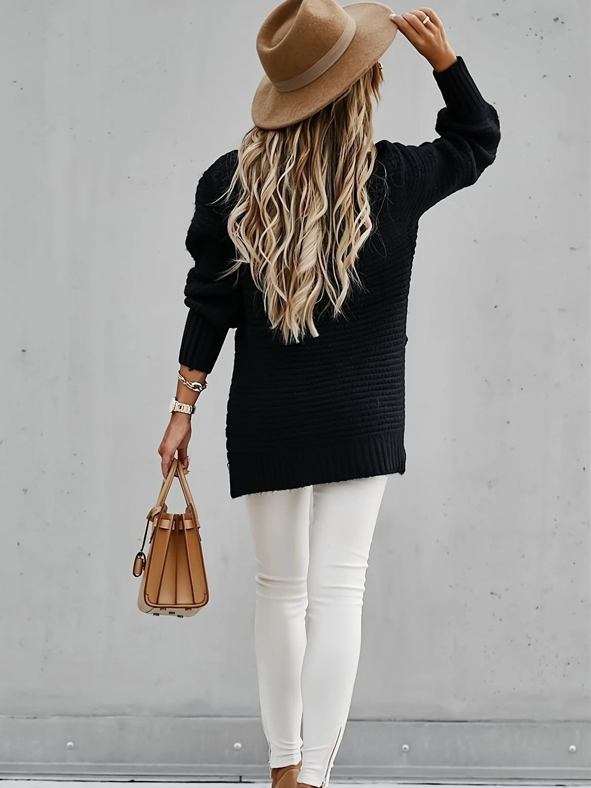 Riona Oversized Sweater | Chunky Knit, Longline Pullover in XS-3XL 8