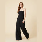 Riviera Jumpsuit | Backless, Wide-Leg Draped Fabric 2