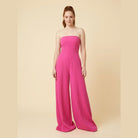 Riviera Jumpsuit | Backless, Wide-Leg Draped Fabric 3