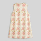 Rosa Womens Dress | Romantic Print, Linen Viscose, Sleeveless 2