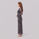 Sable Black Dress | Lightweight Mesh, Long Sleeve, Relaxed Fit 2
