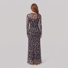 Sable Black Dress | Lightweight Mesh, Long Sleeve, Relaxed Fit 3