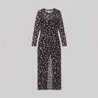 Sable Black Dress | Lightweight Mesh, Long Sleeve, Relaxed Fit 4
